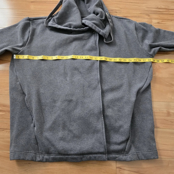 Plus size Zella Amazing Cozy Wrap Jacket in Grey Charcoal size 3X - Picture 11 of 13